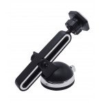 Wholesale Premium Magnetic Long Windshield and Dashboard Car Mount Holder for Phone KI-030 (Black-Silver)